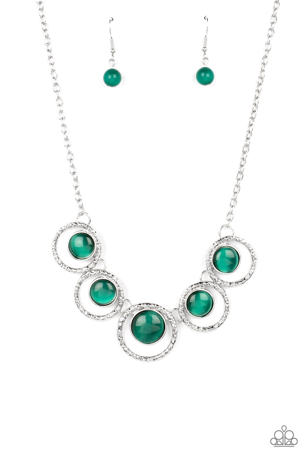 Elliptical Enchantment - Green Paparazzi Accessories