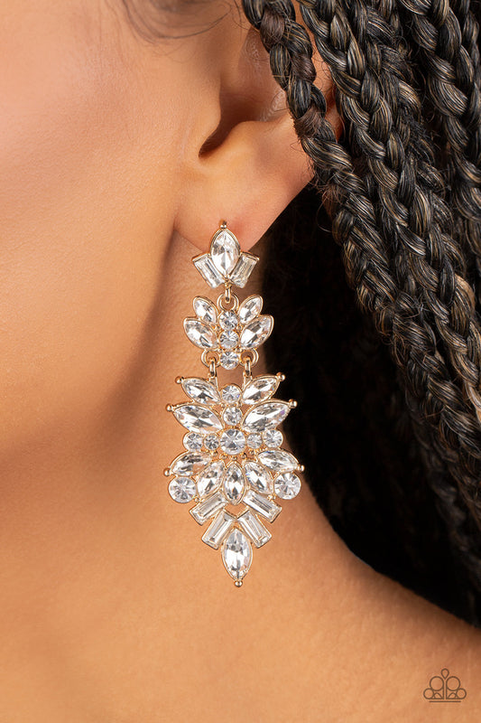 Frozen Fairytale - Gold Paparazzi Accessories