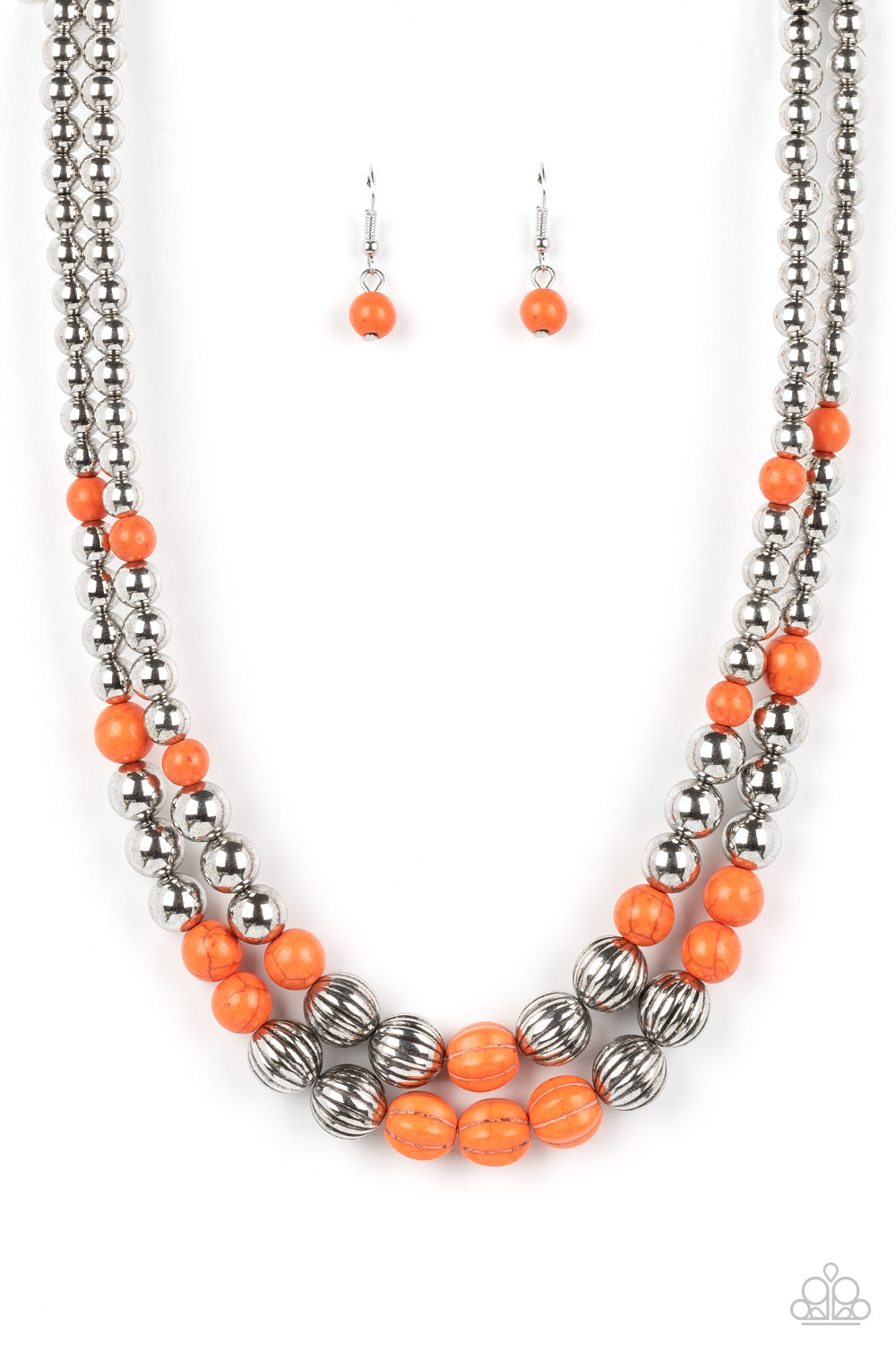 Country Road Trip - Orange Paparazzi Accessories