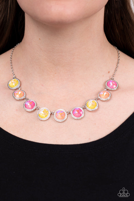 Queen of the Cosmos - Yellow Paparazzi Accessories