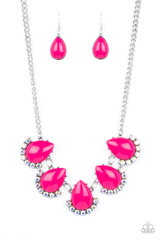 Ethereal Exaggerations - Pink Paparazzi Accessories