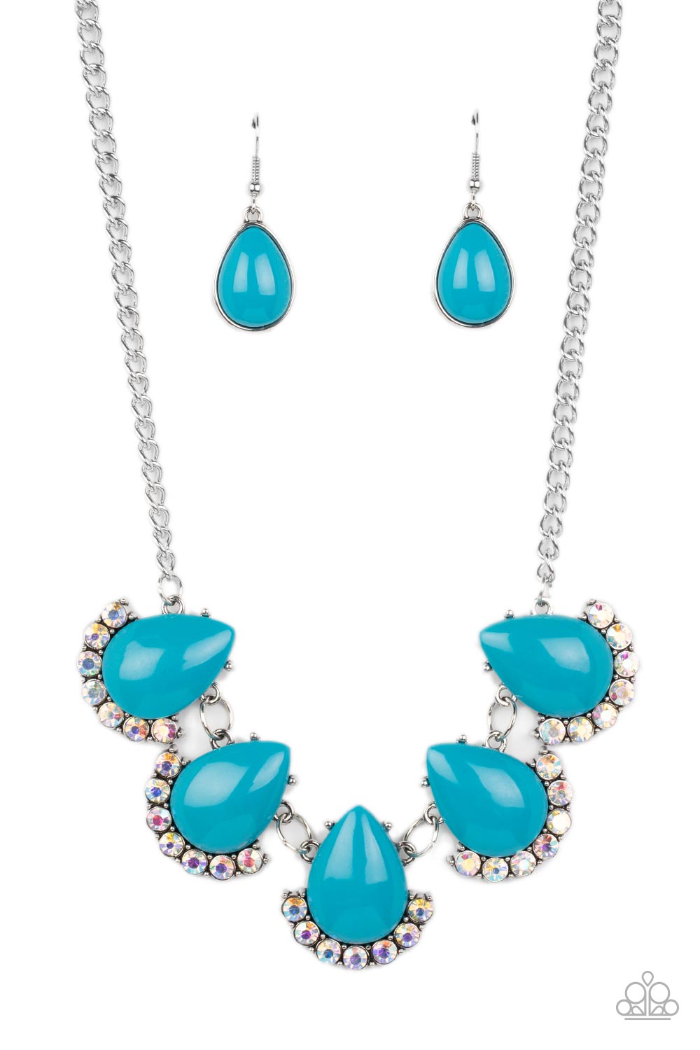 Ethereal Exaggerations - Blue Paparazzi Accessories