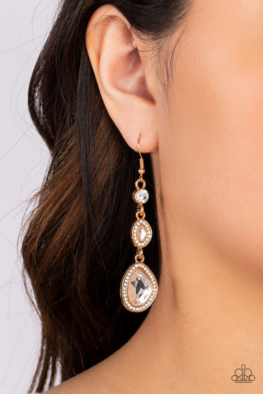 Dripping Self-Confidence - Gold Paparazzi Accessories