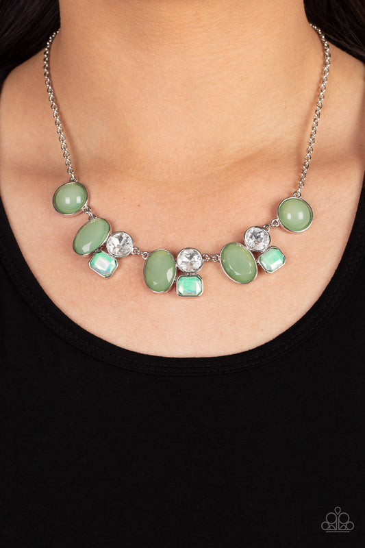 Fantasy World - Green Paparazzi Accessories