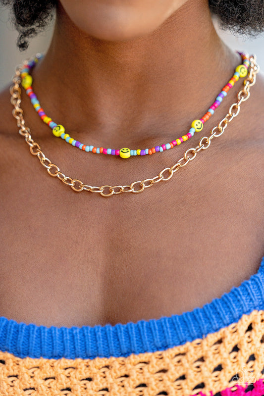 Happy Looks Good on You - Multi Paparazzi Accessories