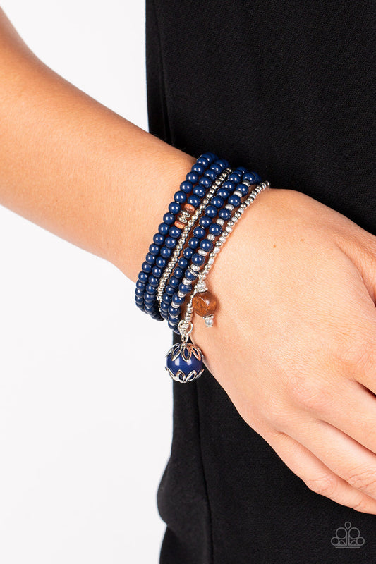 Epic Escapade - Blue Paparazzi Accessories