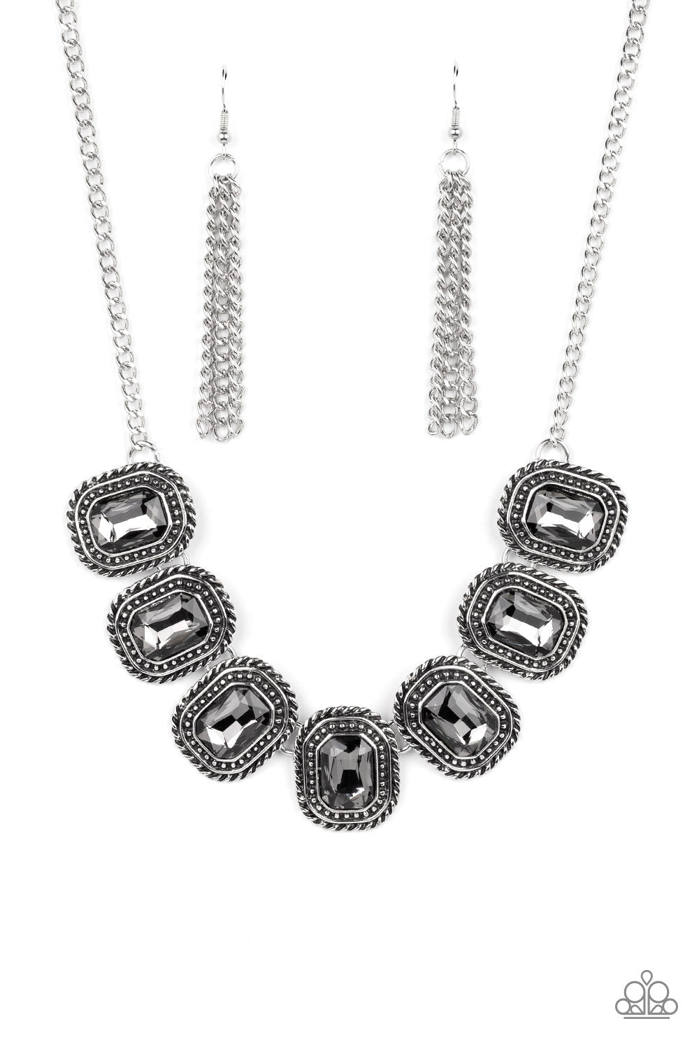 Iced Iron - Silver Paparazzi Accessories