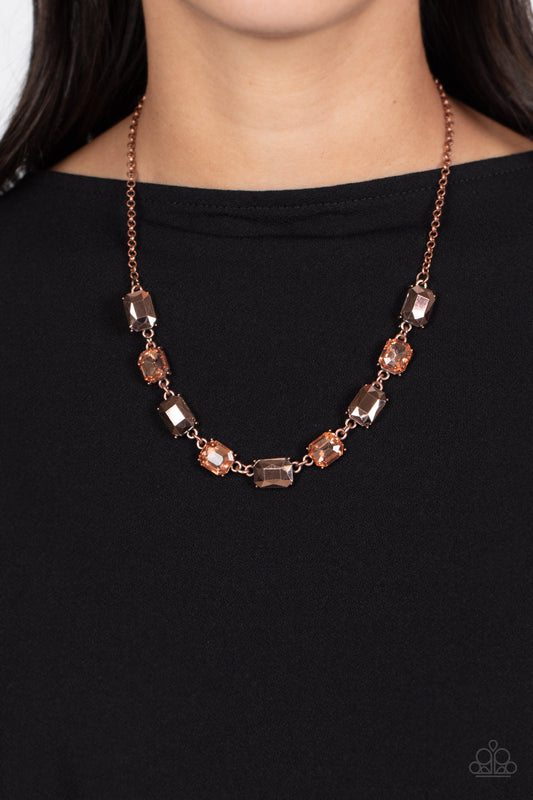 Emerald Envy - Copper Paparazzi Accessories