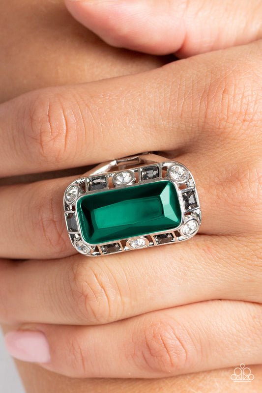 Radiant Rhinestones - Green Paparazzi Accessories