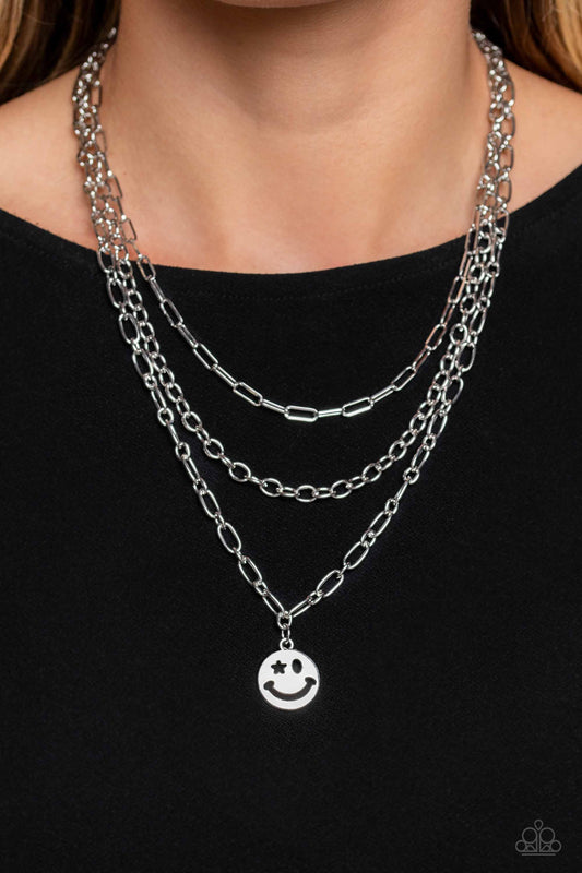 Winking Wanderer - Silver Paparazzi Accessories