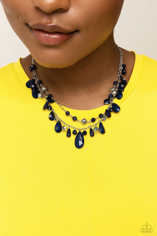 Flirty Flood - Blue Paparazzi Accessories