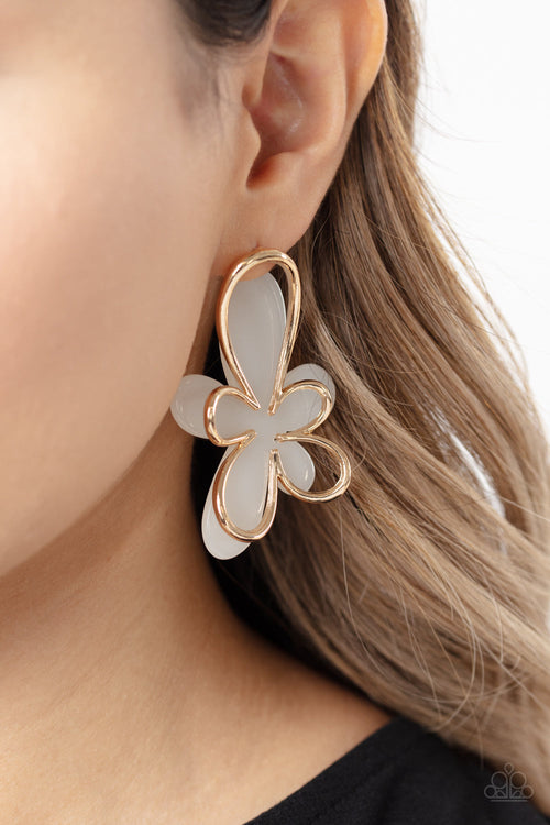 Glimmering Gardens - Gold Paparazzi Accessories