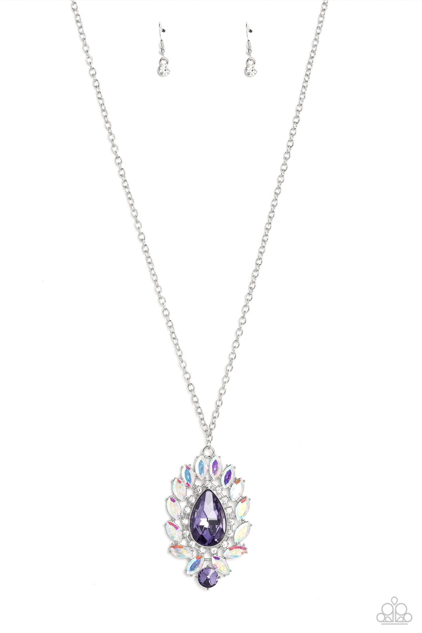 Over the TEARDROP - Purple Paparazzi Accessories