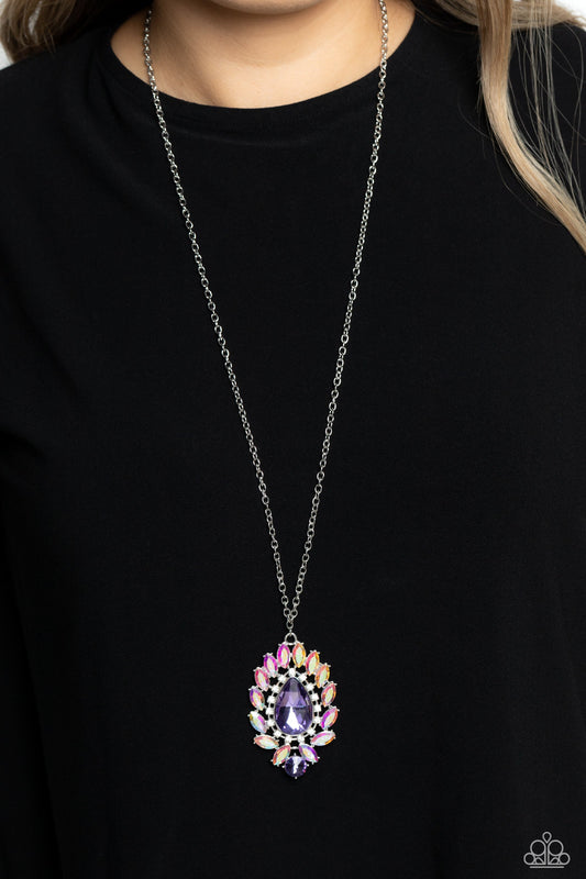 Over the TEARDROP - Purple Paparazzi Accessories