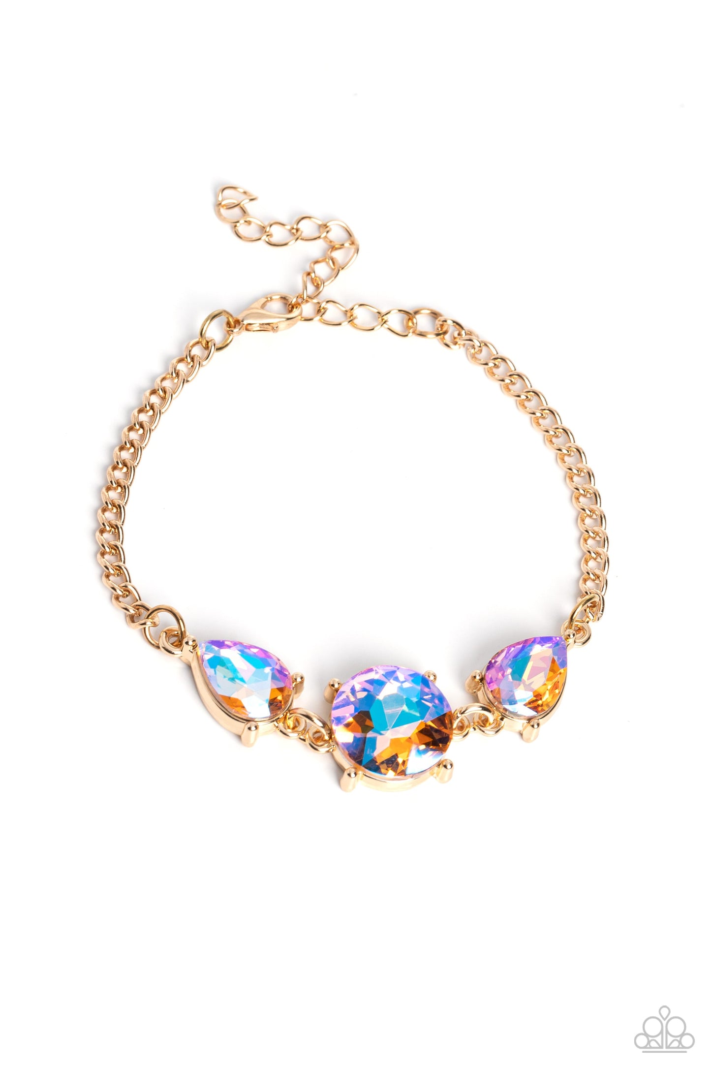 Twinkling Trio - Gold Paparazzi Accessories