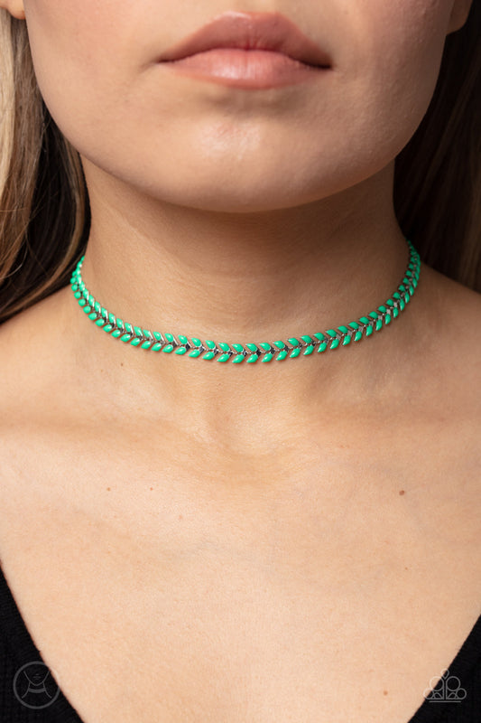 Grecian Grace - Green Paparazzi Accessories