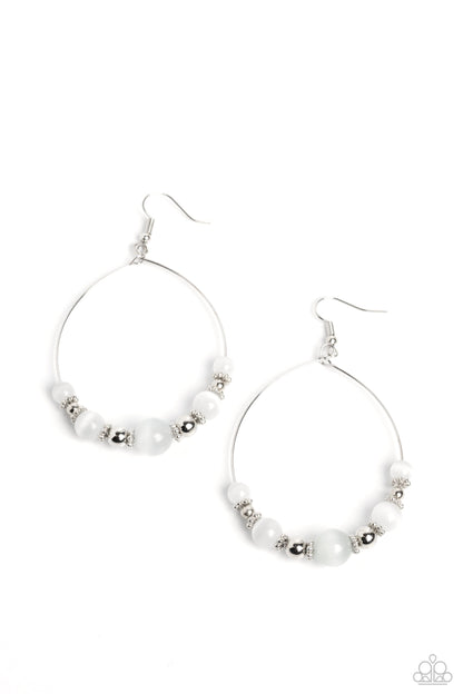 Cats Eye Charisma - White Paparazzi Accessories