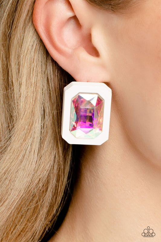 Edgy Emeralds - Multi Paparazzi Accessories