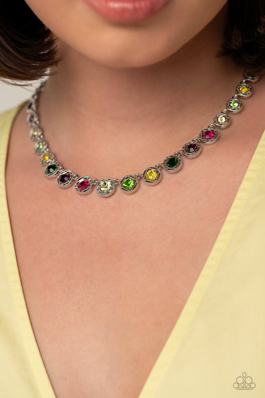 Kaleidoscope Charm - Multi Paparazzi Accessories