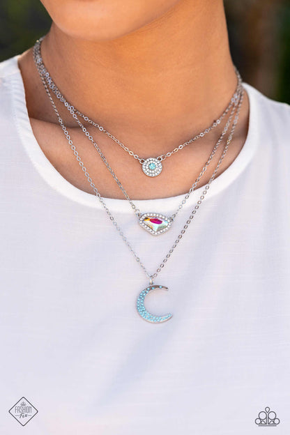 Lunar Lineup - Blue Paparazzi Accessories