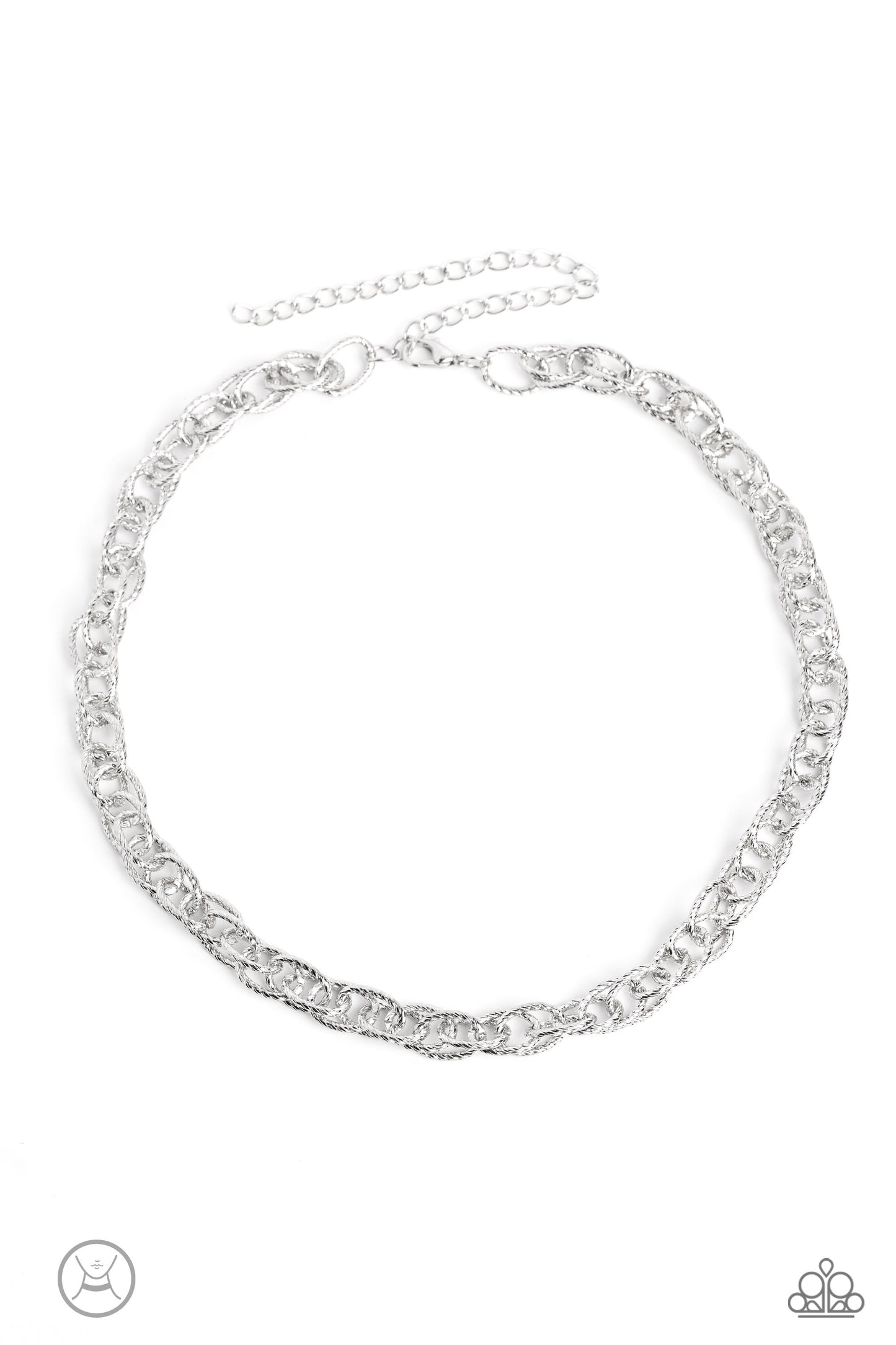 If I Only Had a CHAIN - Silver Paparazzi Accessories