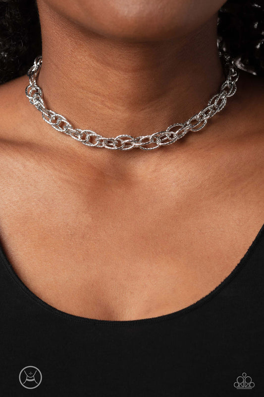If I Only Had a CHAIN - Silver Paparazzi Accessories