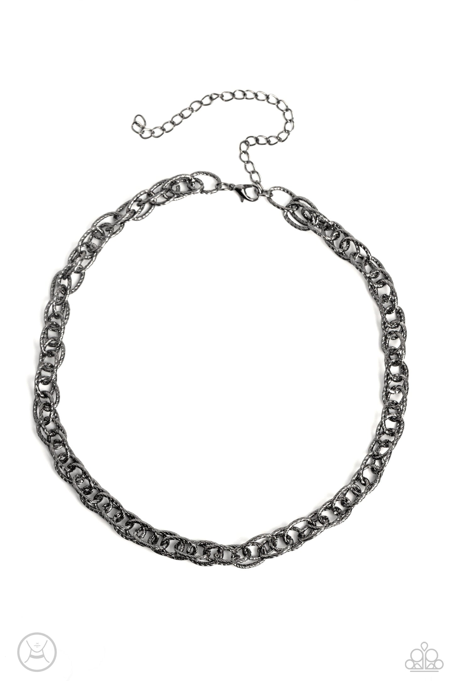 If I Only Had a CHAIN - Black Paparazzi Accessories