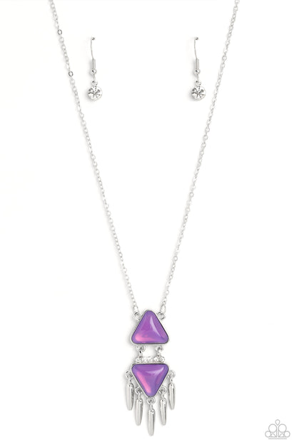 Under the FRINGE - Purple Paparazzi Accessories