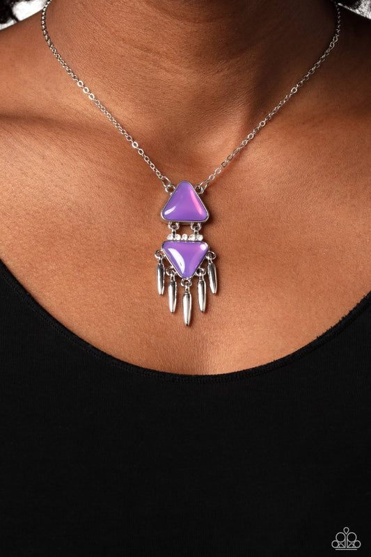 Under the FRINGE - Purple Paparazzi Accessories