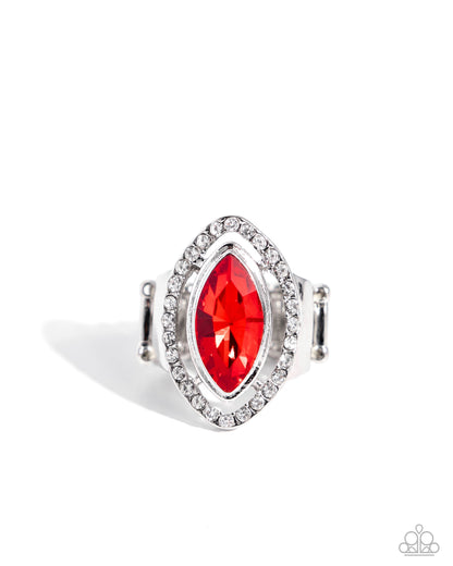 Marquise Majesty - Red Paparazzi Accessories