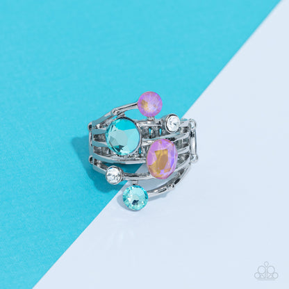 Timeless Trickle - Blue Paparazzi Accessories