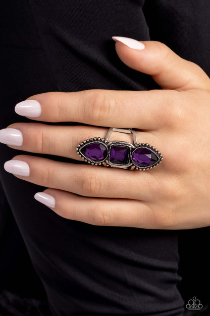Dazzling Direction - Purple Paparazzi Accessories