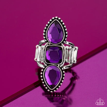 Dazzling Direction - Purple Paparazzi Accessories