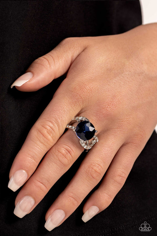 Scintillating Swirl - Blue Paparazzi Accessories