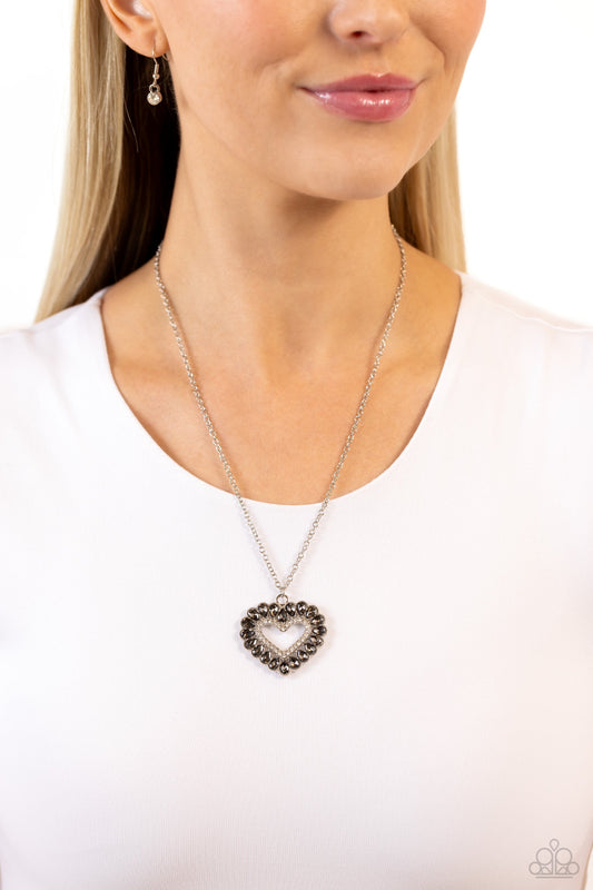 FLIRT No More - Silver Paparazzi Accessories