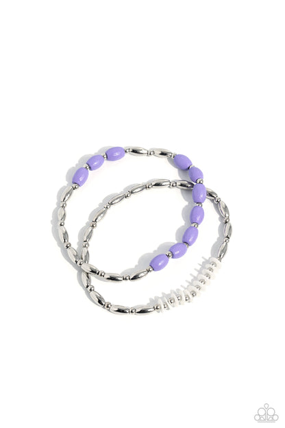 WOOD Luck - Purple Paparazzi Accessories