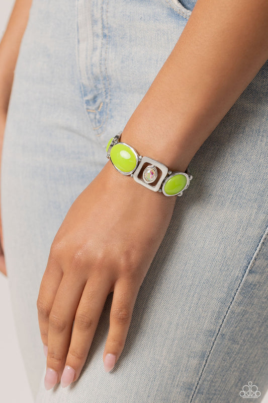 Majestic Mashup - Green Paparazzi Accessories