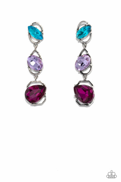 Dimensional Dance - Multi Paparazzi Accessories