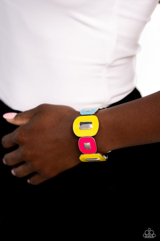 Painted Pairing - Yellow Paparazzi Accessories