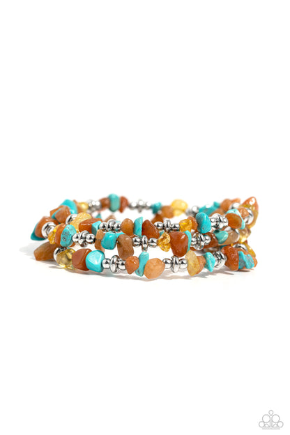 Stacking Stones - Orange Paparazzi Accessories