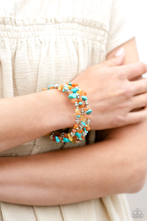 Stacking Stones - Orange Paparazzi Accessories