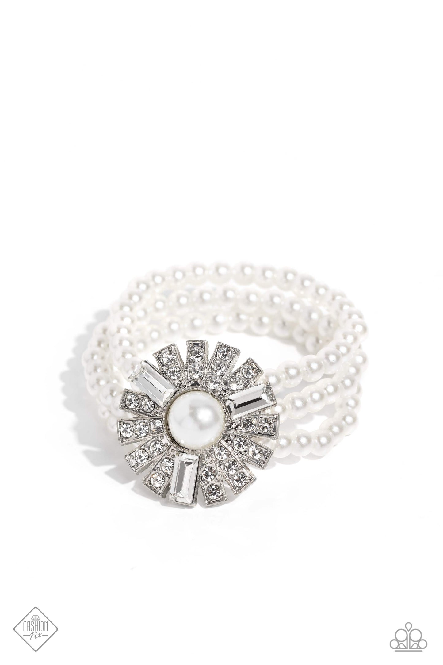 Gifted Gatsby - White Paparazzi Accessories