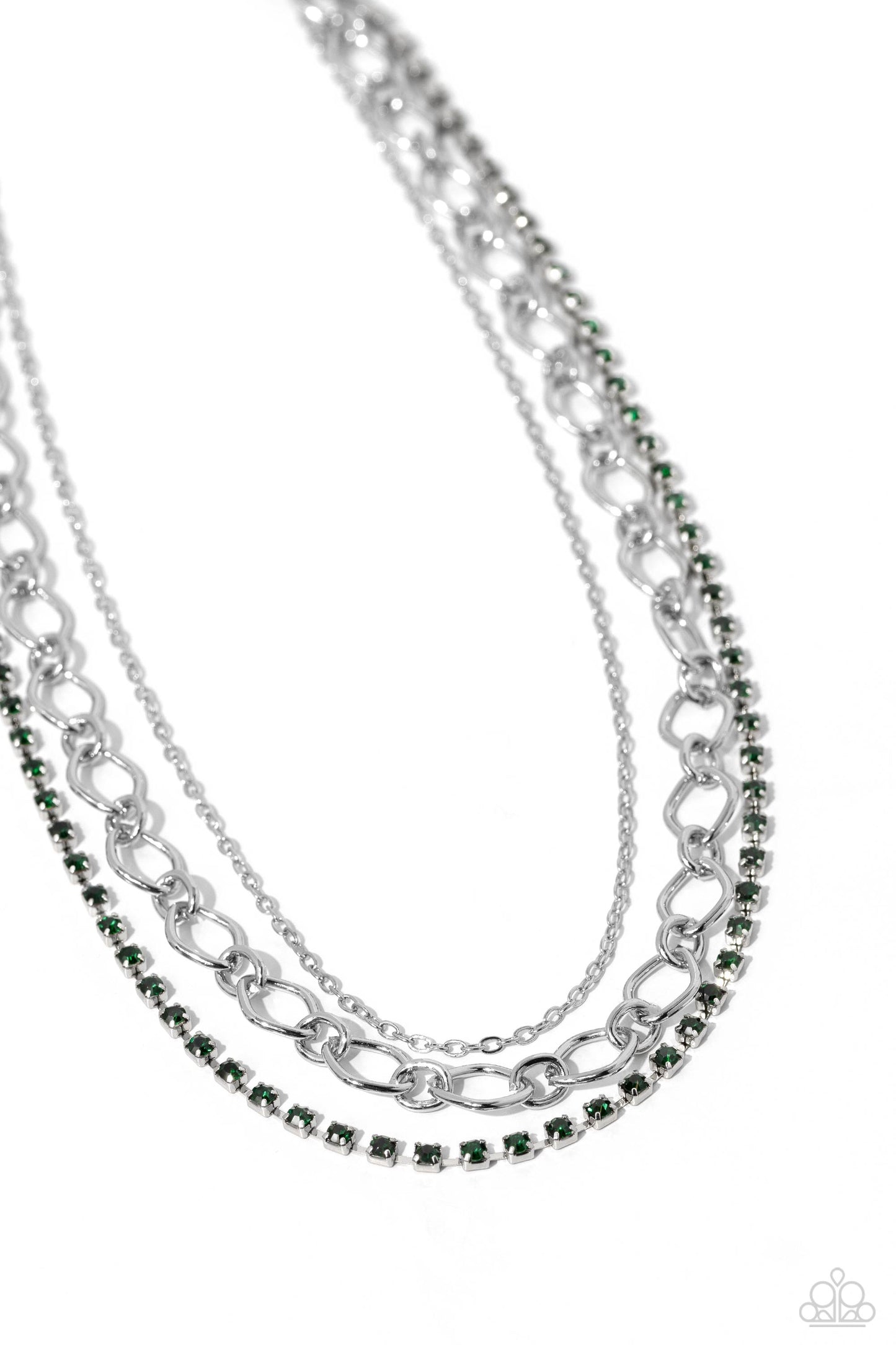 Tasteful Tiers - Green Paparazzi Accessories