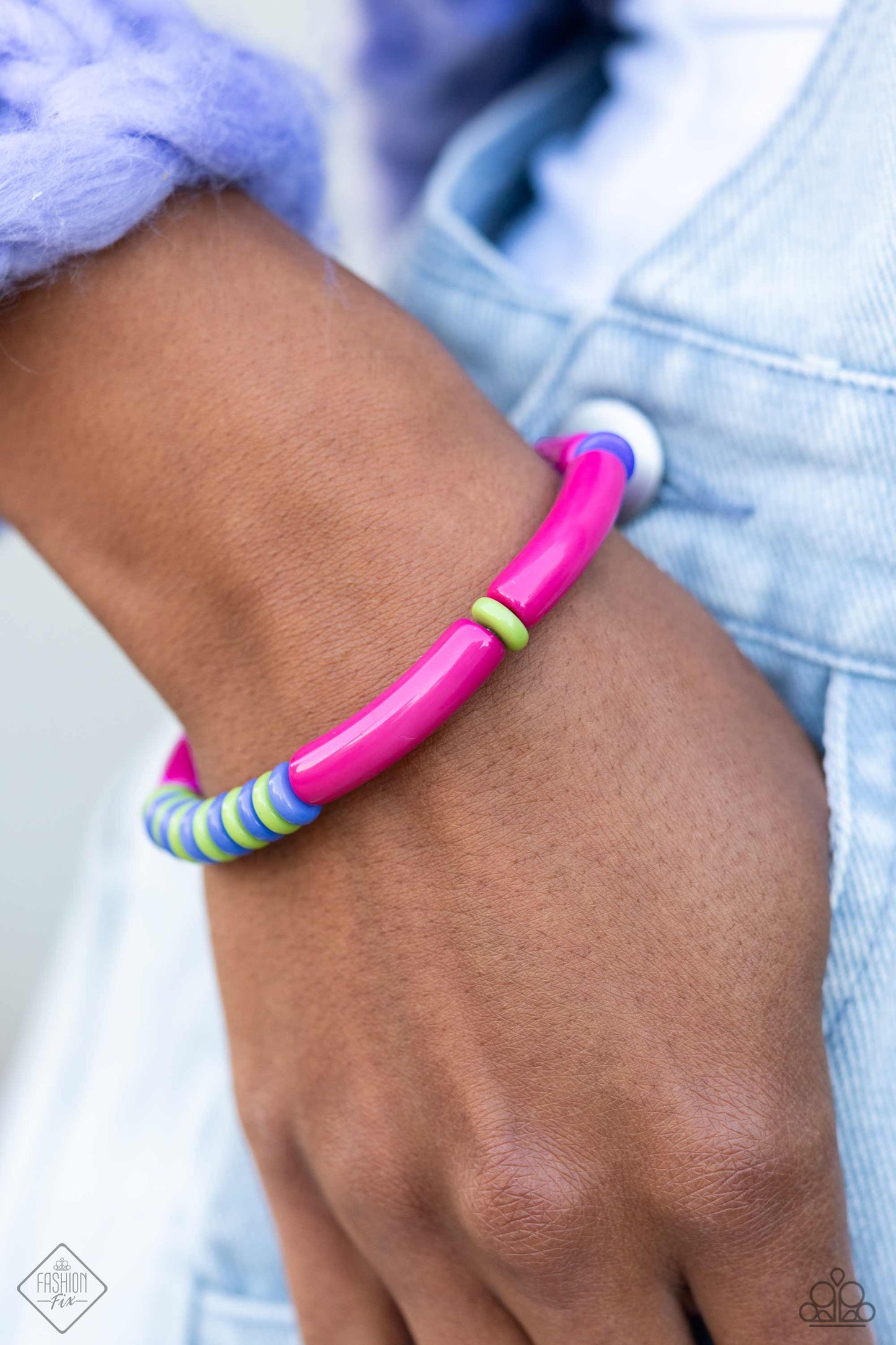 Poppin Pattern - Pink Paparazzi Accessories