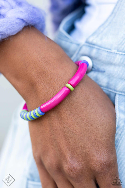 Poppin Pattern - Pink Paparazzi Accessories