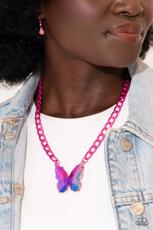 Fascinating Flyer - Pink Paparazzi Accessories