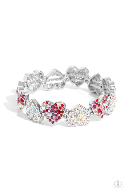 Headliner Heart - Multi Paparazzi Accessories