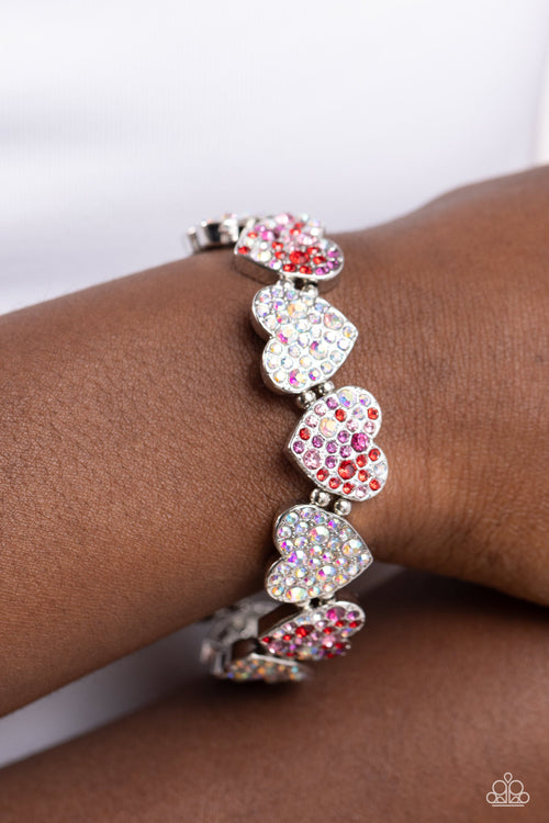 Headliner Heart - Multi Paparazzi Accessories