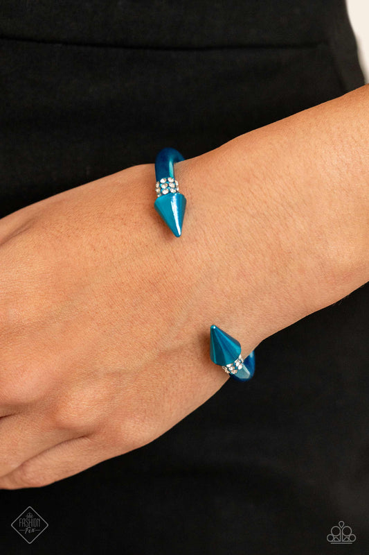Punky Plot Twist - Blue Paparazzi Accessories