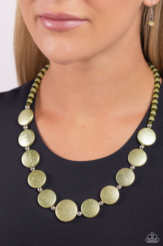 Scratched Showtime - Green Paparazzi Accessories